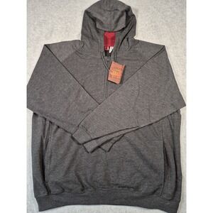 Vintage Marlboro 2004 GEAR GRAY SWEATSHIRT HOODIE HALF Zip XXL NWT